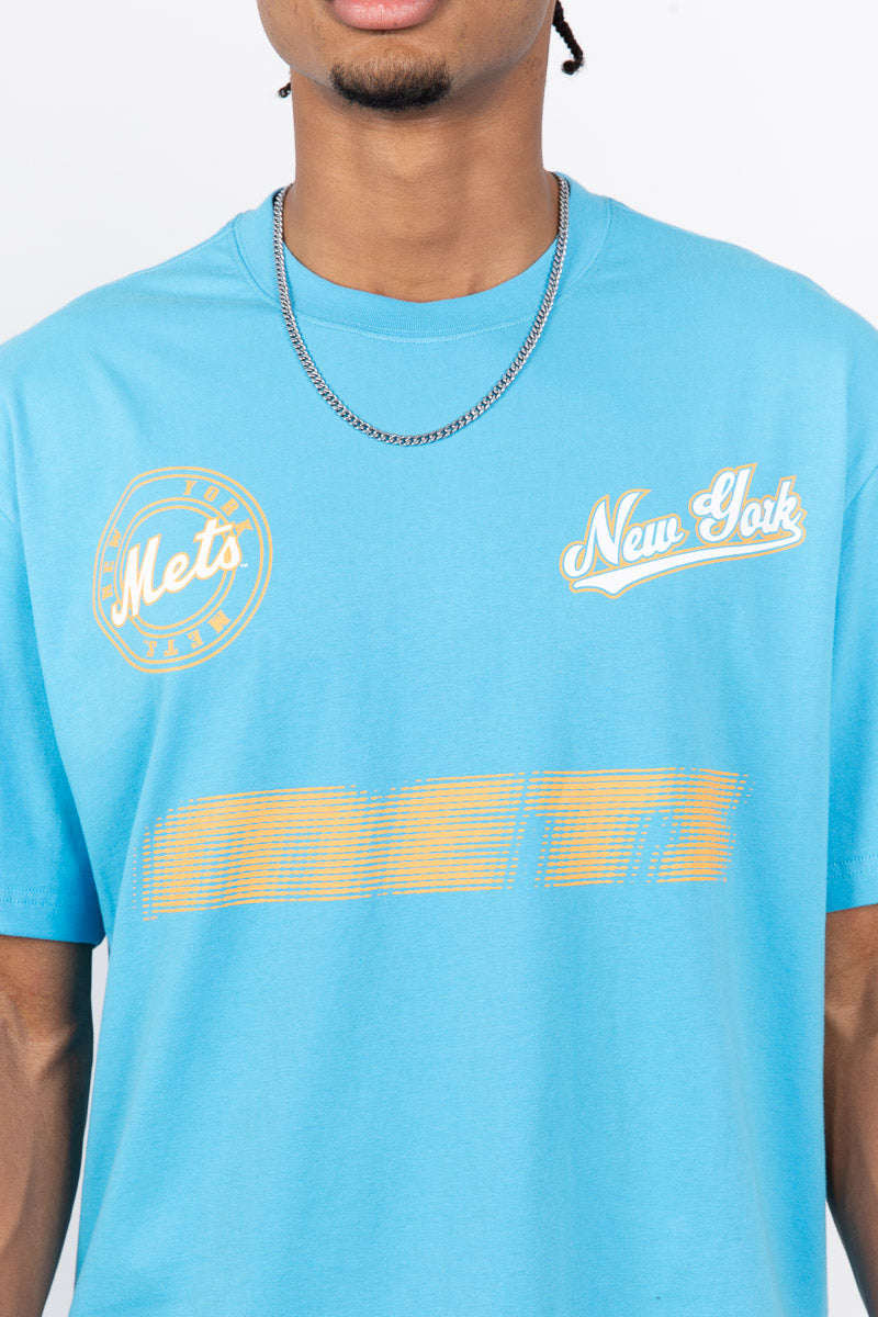 NY Mets Blurred Motion Tee