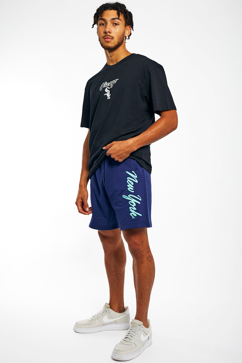 SCRIPT CLEAN EDGE SHRTS YANKS