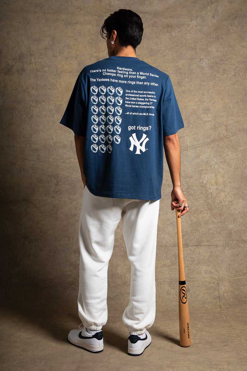 NY Yankees Got Rings Boxy Tee