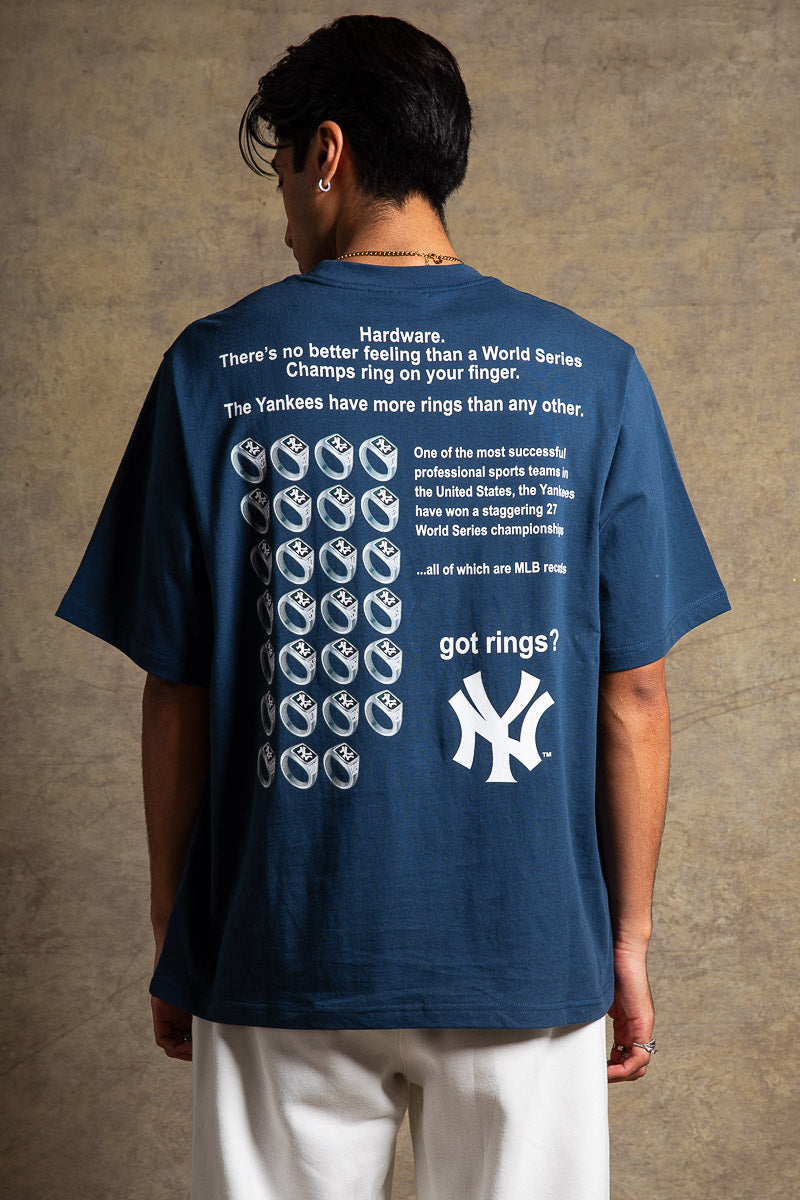 NY Yankees Got Rings Boxy Tee