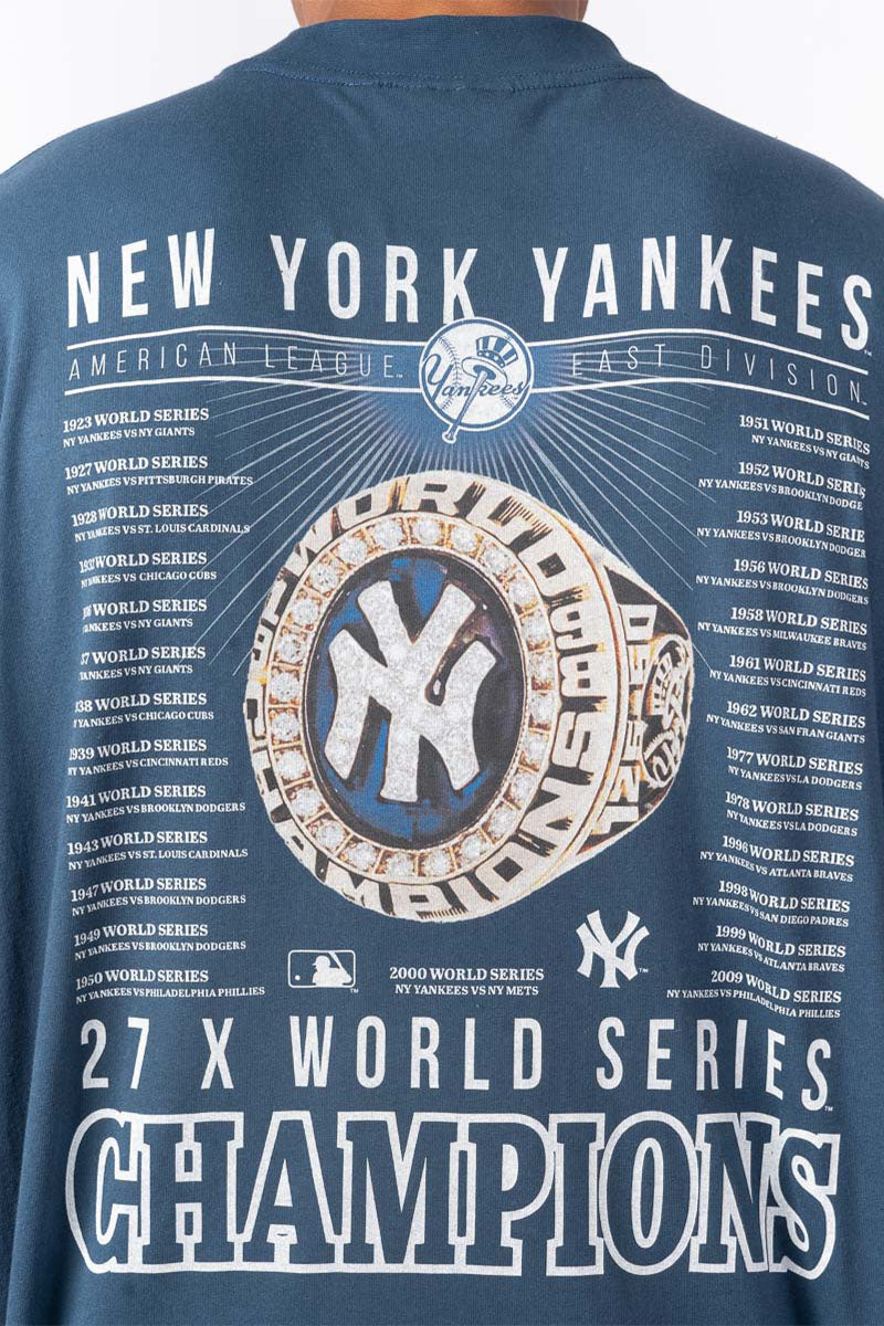 NY Yankees 27 Time World Series Tee