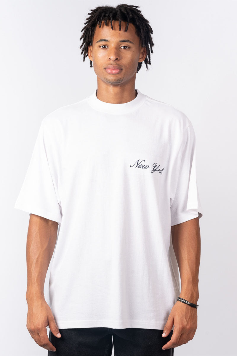 NY Yankees Script Tee