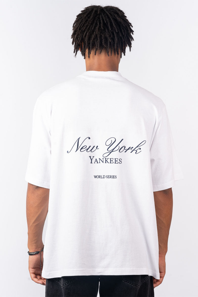 NY Yankees Script Tee