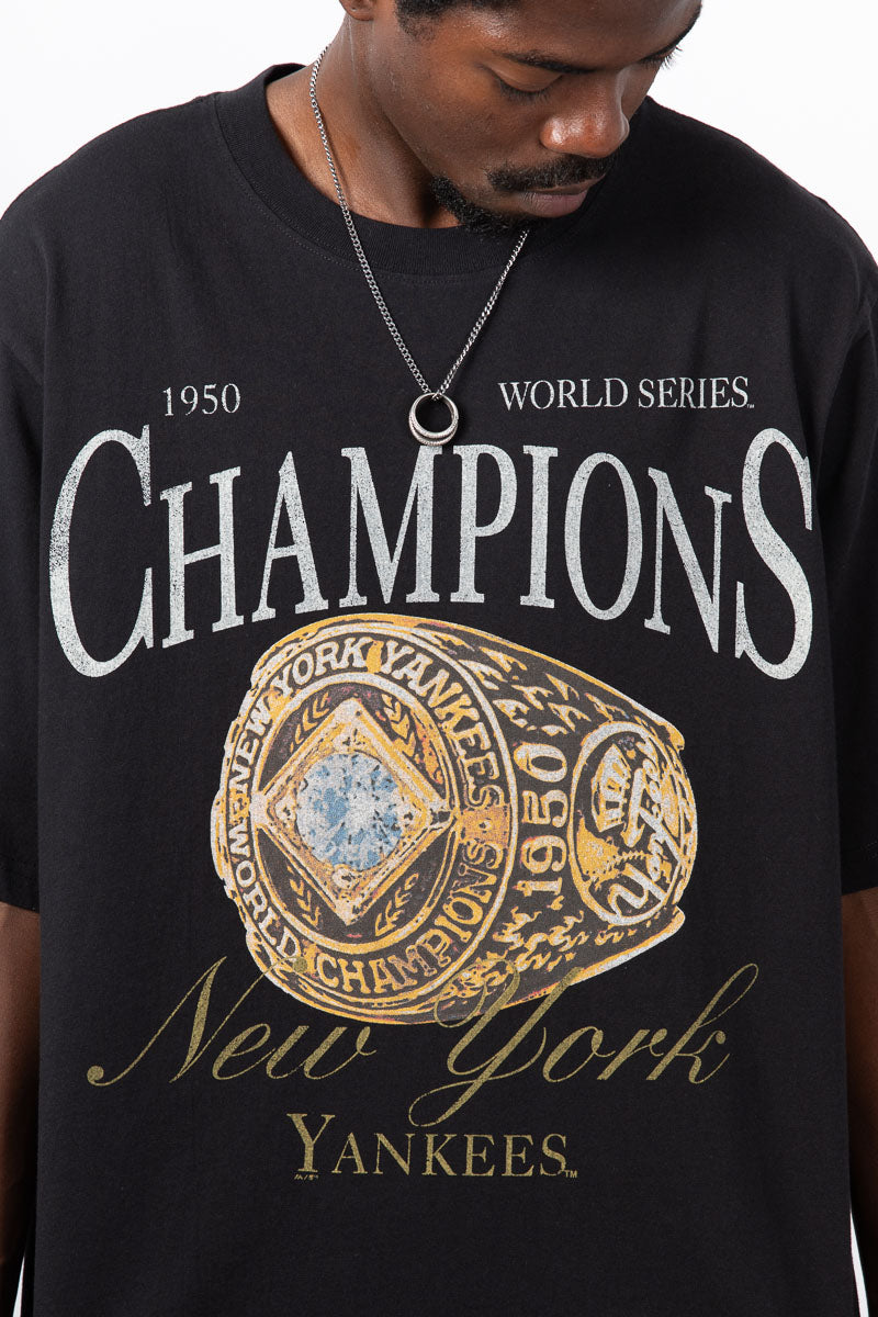 New York Yankees Championship Ring Boxy Tee