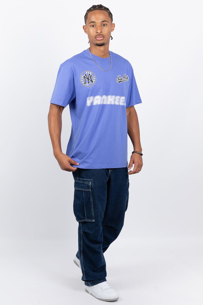 NY Yankees Blurred Motion Tee