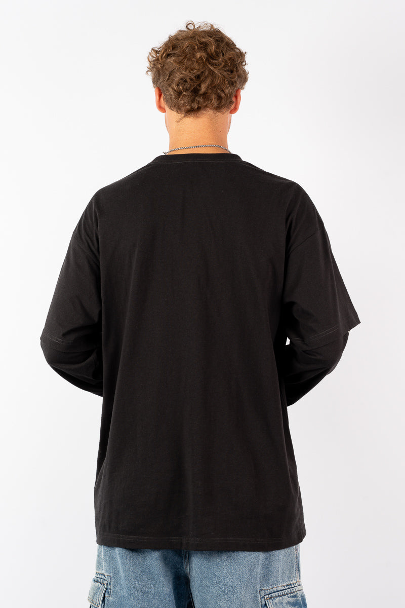 NY Yankees Script Layer Long-Sleeve Tee