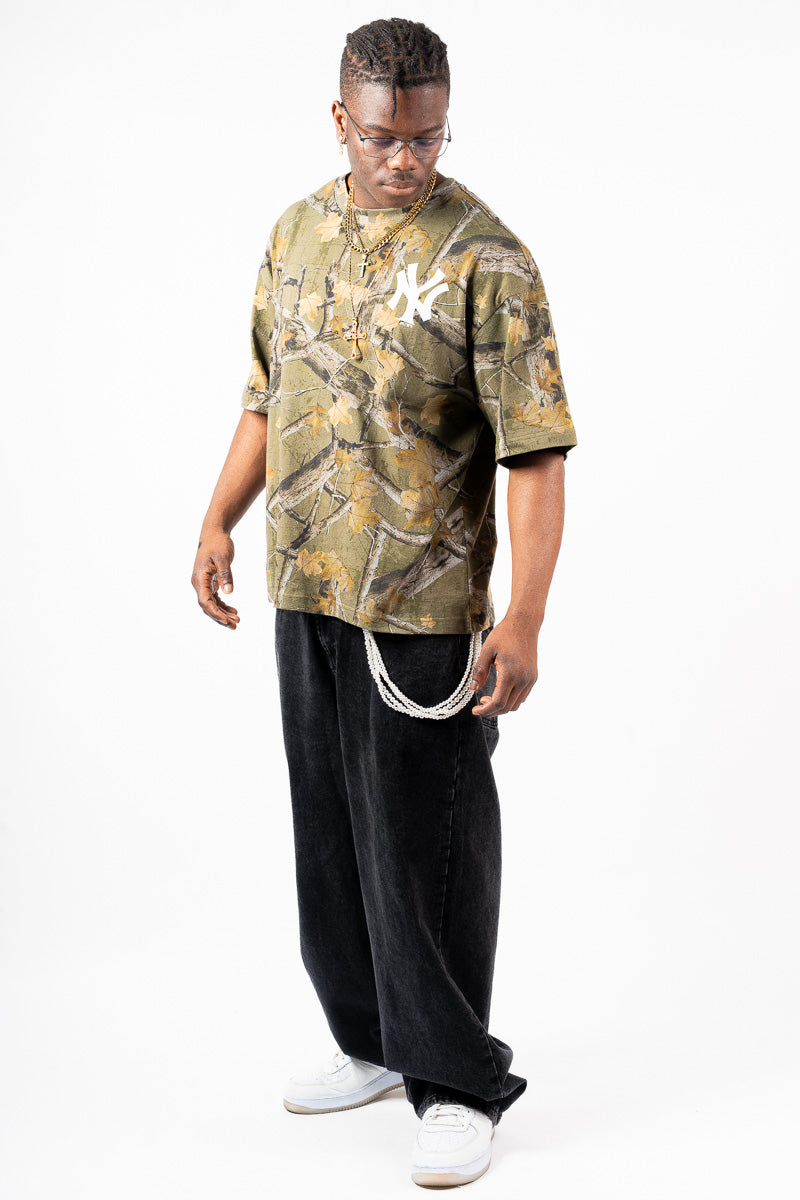 NY Yankees Urban Forest Boxy Tee