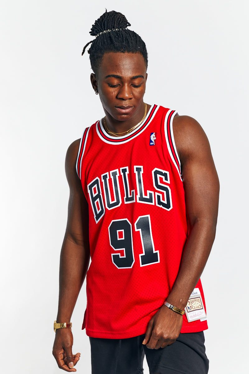 Dennis Rodman 1997-98 Chicago Bulls Road Hardwood Classic