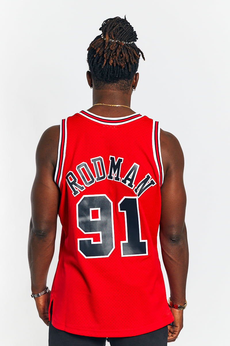 Dennis Rodman 1997-98 Chicago Bulls Road Hardwood Classic