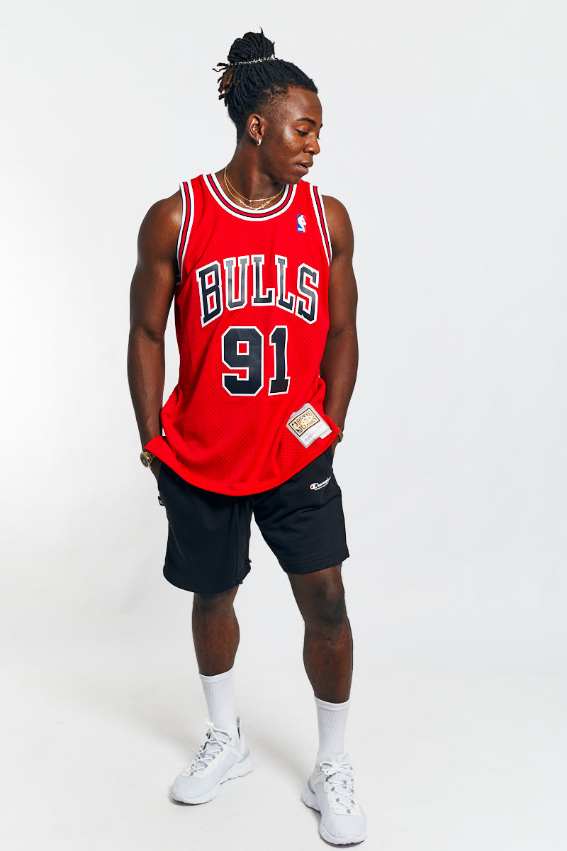 Dennis Rodman 1997-98 Chicago Bulls Road Hardwood Classic