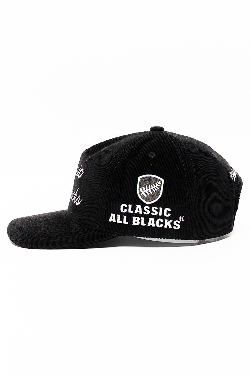 Classic All Blacks Corduroy Script Origin Cap