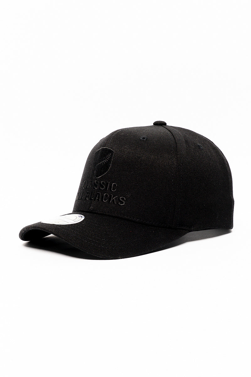 Classic All Blacks Blackout 6 Panel Cap