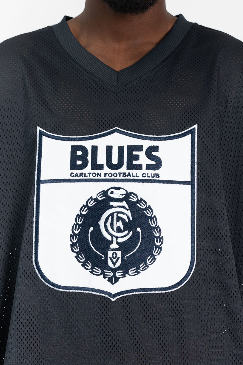 Carlton Blues Oversized Mesh Tee