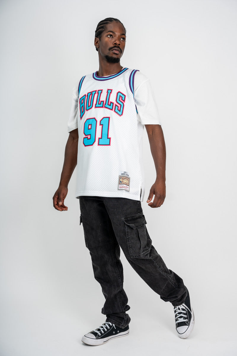 Dennis Rodman Chicago Bulls Vice Hardwood Classic Swingman Jersey