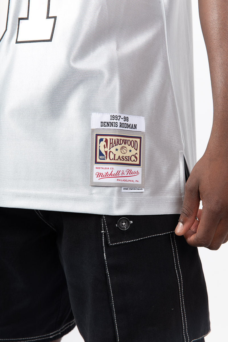 Dennis Rodman Chicago Bulls Cosmic Chrome Hardwood Classic Jersey