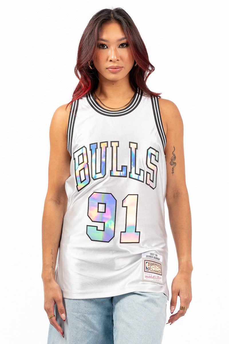 RODMAN NEW YEARS JERSEY - CHICAGO BULLS - Womens
