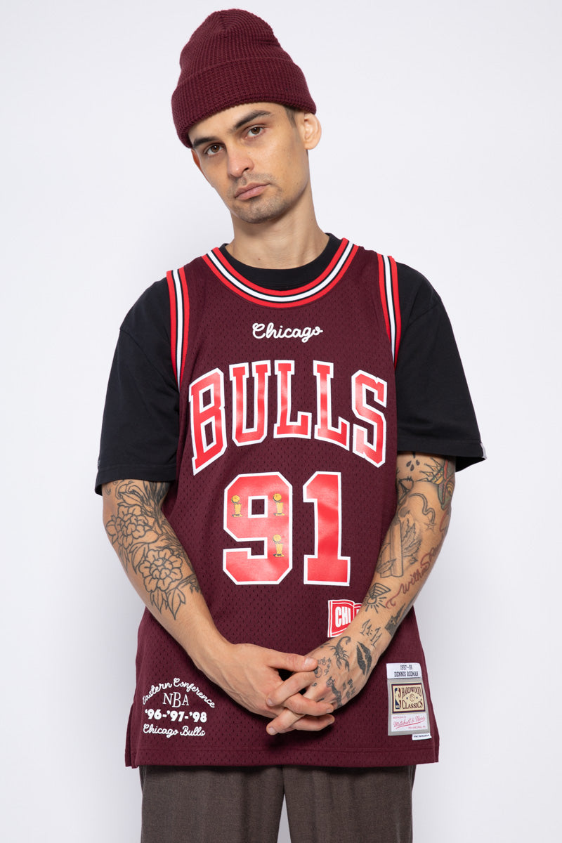 Dennis Rodman Off Season Hardwood Classic Swingman Jersey