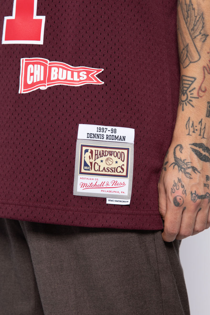 Dennis Rodman Off Season Hardwood Classic Swingman Jersey