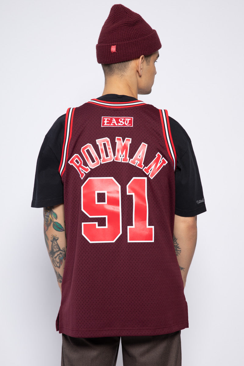 Dennis Rodman Off Season Hardwood Classic Swingman Jersey