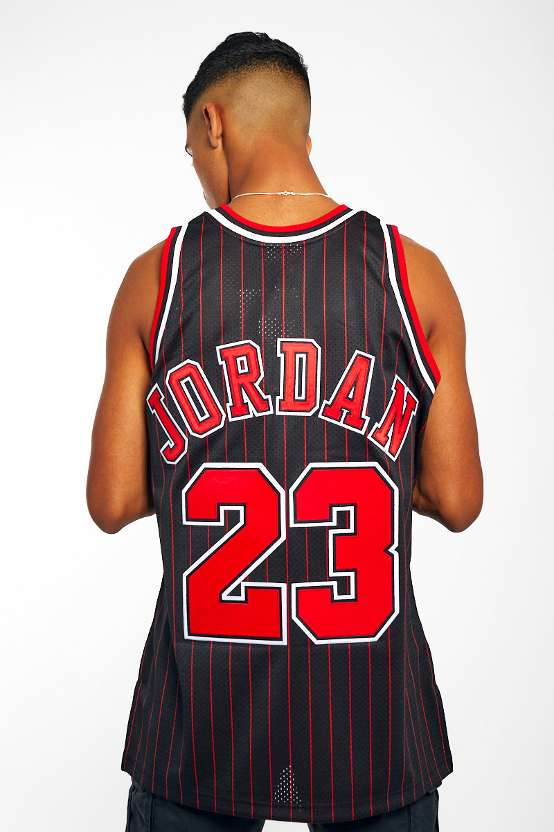 Michael Jordan 1995-96 Authentic Hardwood Classic NBA Jersey