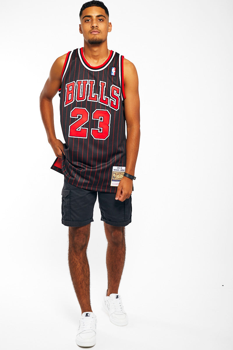 Michael Jordan 1995-96 Authentic Hardwood Classic NBA Jersey