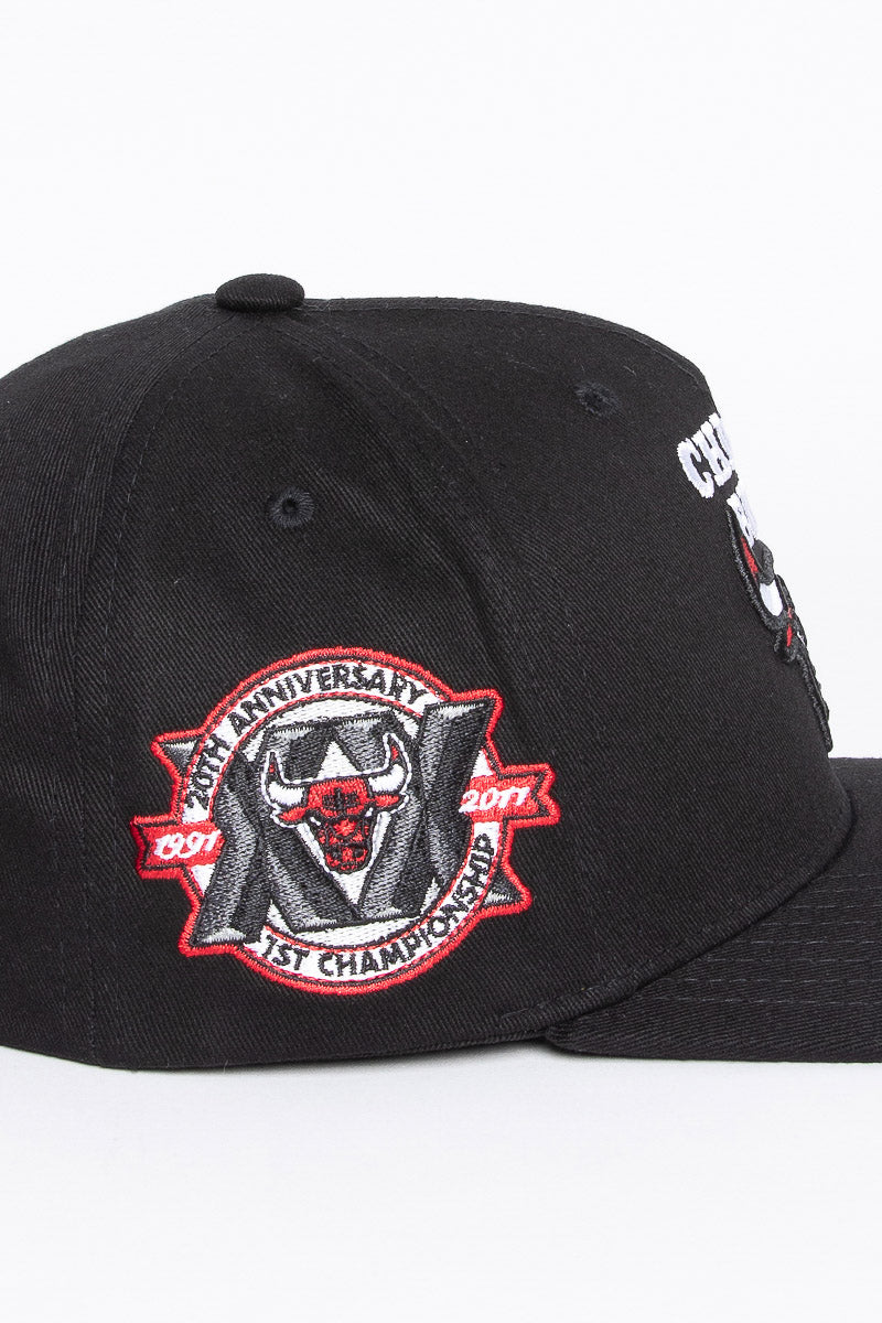 Chicago Bullss Colour Team Logo Pinch Snapback
