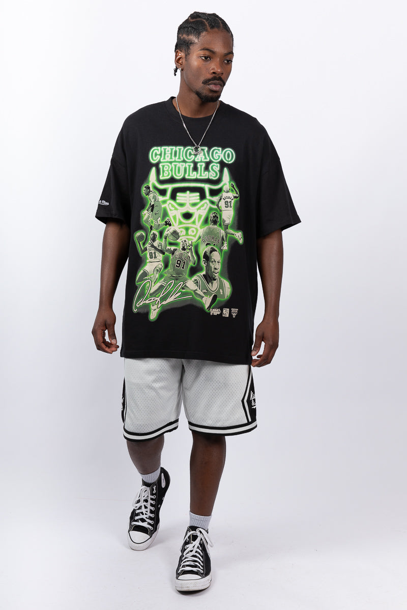 Dennis Rodman Chicago Bulls Hyper Venom Glow Up Tee