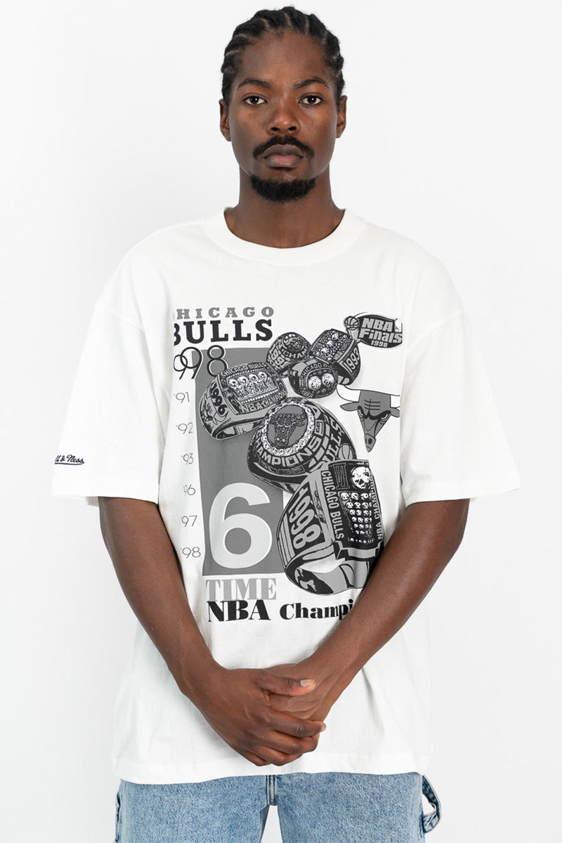 Chicago Bulls 6 Championship Rings Tee