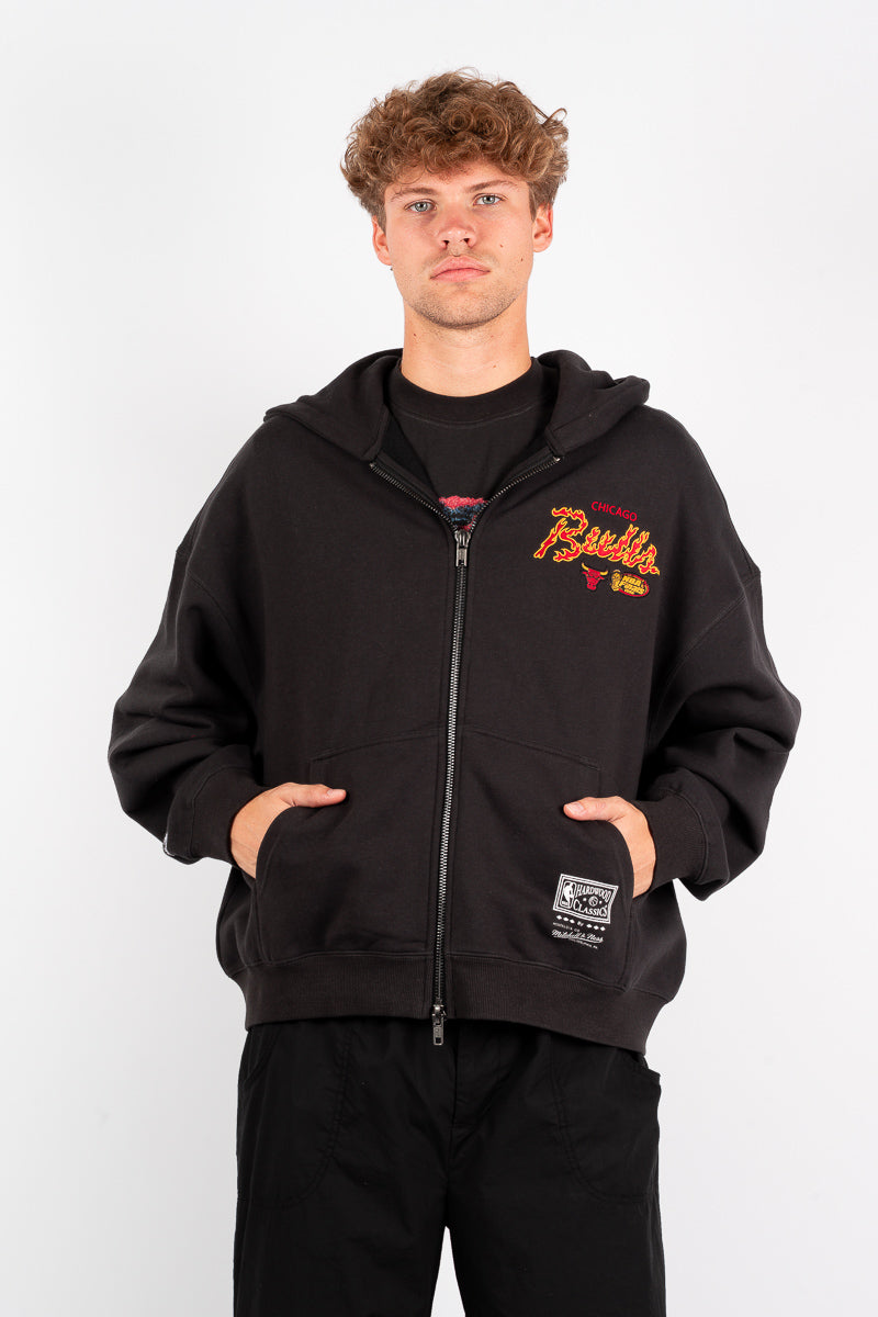 Chicago Bulls Flame Full-Zip Hoodie