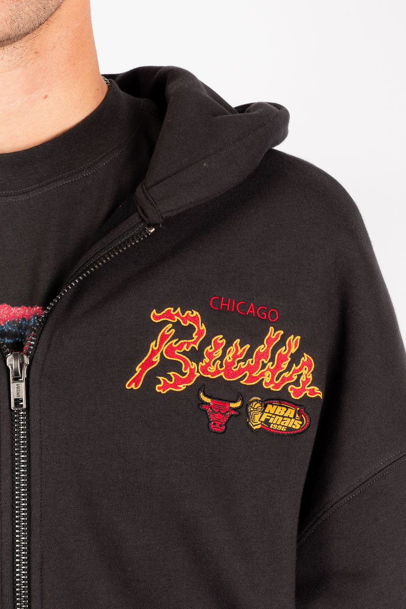 Chicago Bulls Flame Full-Zip Hoodie