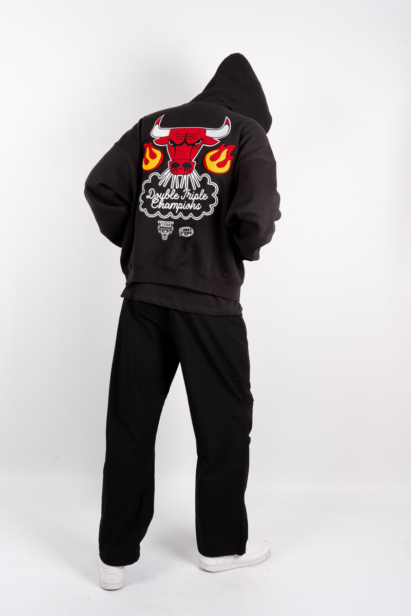 Chicago Bulls Flame Full-Zip Hoodie