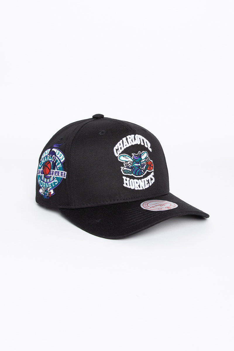 Charlotte Hornets Colour Team Logo Pinch Snapback