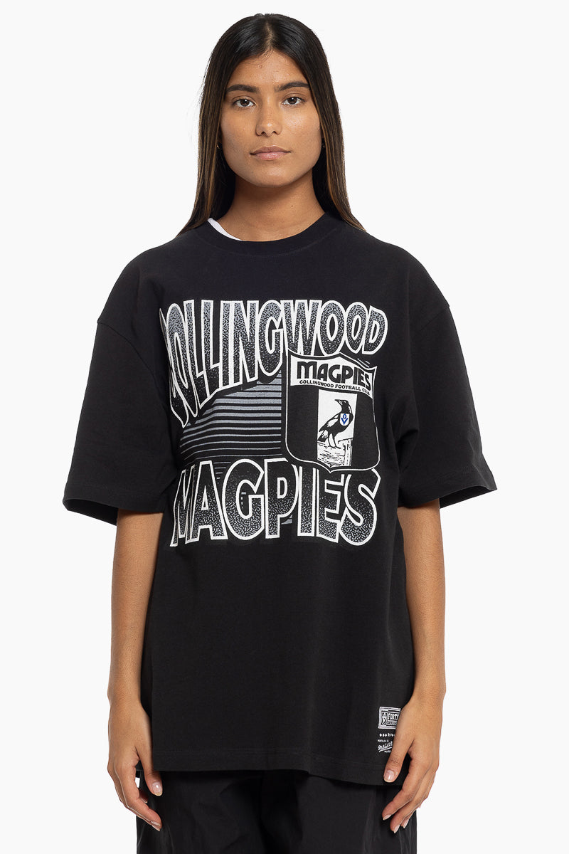 Collingwood Magpies Inline Stack Tee - Mens