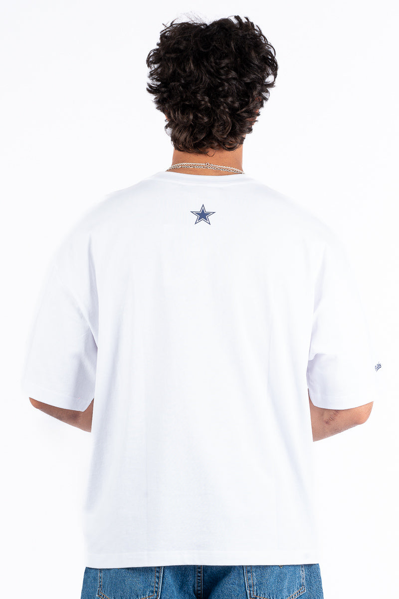 Dallas Cowboys Stars & Text Boxy Tee