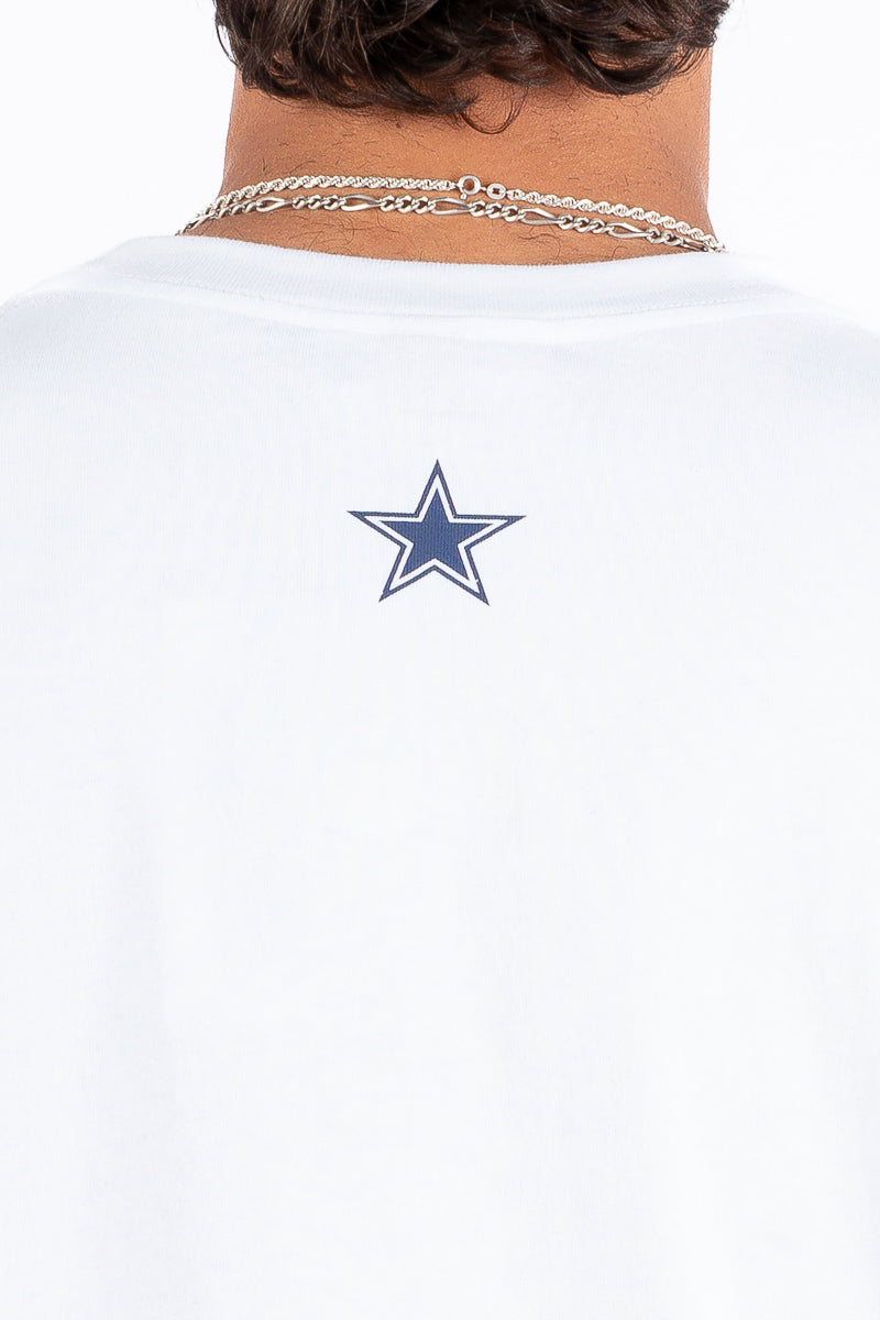 Dallas Cowboys Stars & Text Boxy Tee