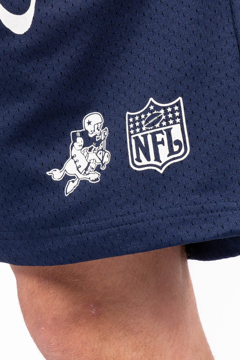 Dallas Cowboys Stars & Text Mesh Shorts