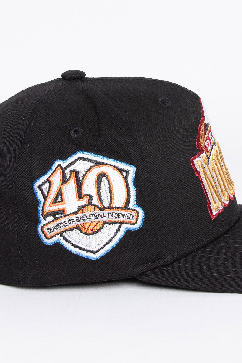 Denver Nuggets Colour Team Logo Pinch Snapback