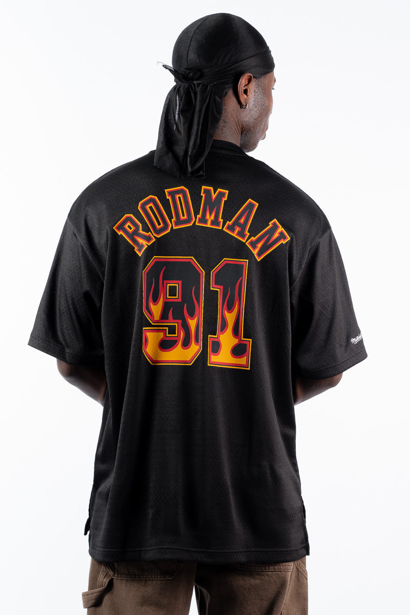 Chicago Bulls Interlock Ignite Rodman Jersey