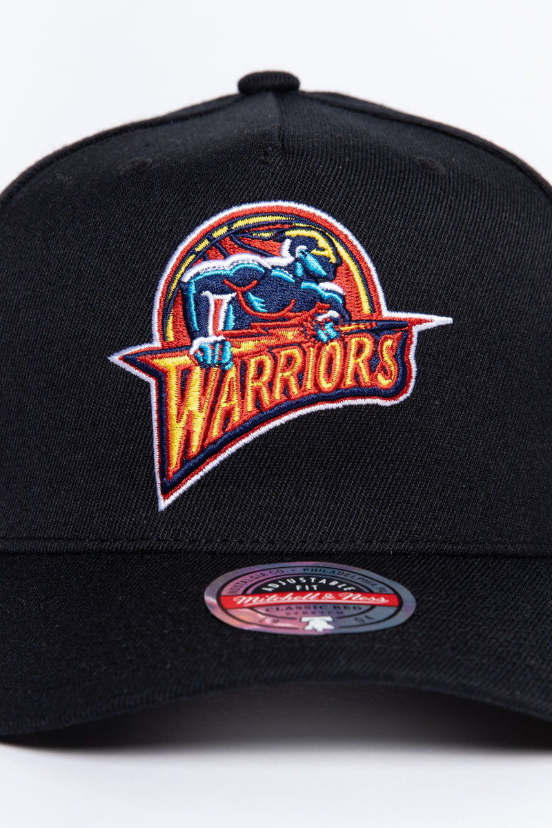 Golden State Warriors Classic Team Pinch Panel Snapback Cap Black