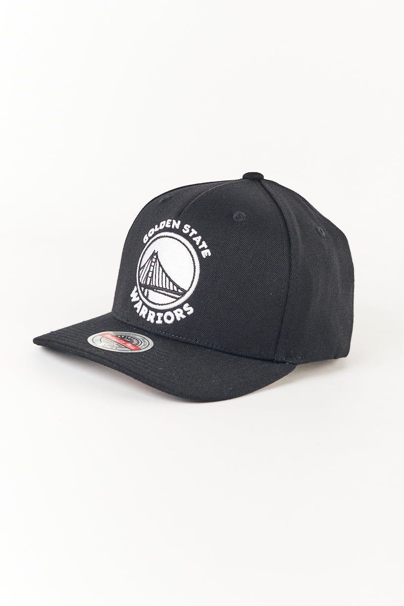 Golden State Warriors Classic Red Team Logo Pinch Panel in Black/White