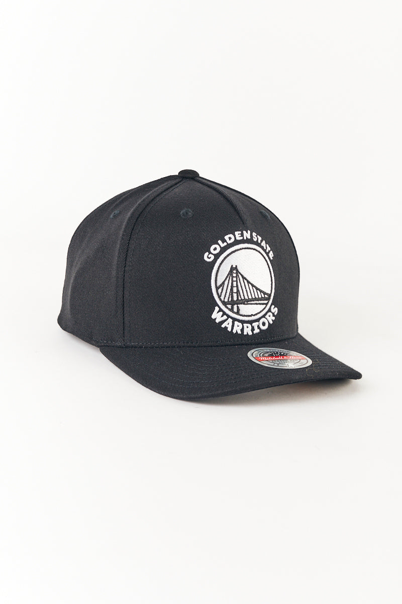 Golden State Warriors Classic Red Team Logo Pinch Panel in Black/White