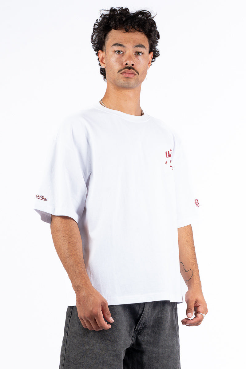 Kansas City Chiefs Stars & Text Boxy Tee