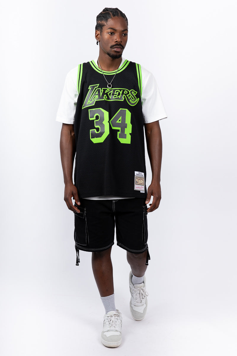 Shaquille O'Neal Los Angeles Lakers Hyper Venom Hardwood Classic Swingman Jersey