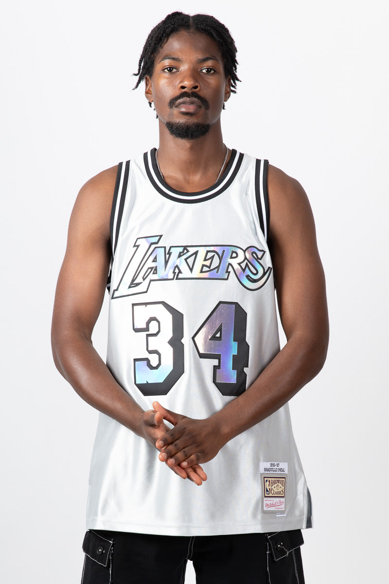 Shaquille O'Neal LA Lakers Cosmic Chrome Hardwood Classic Jersey