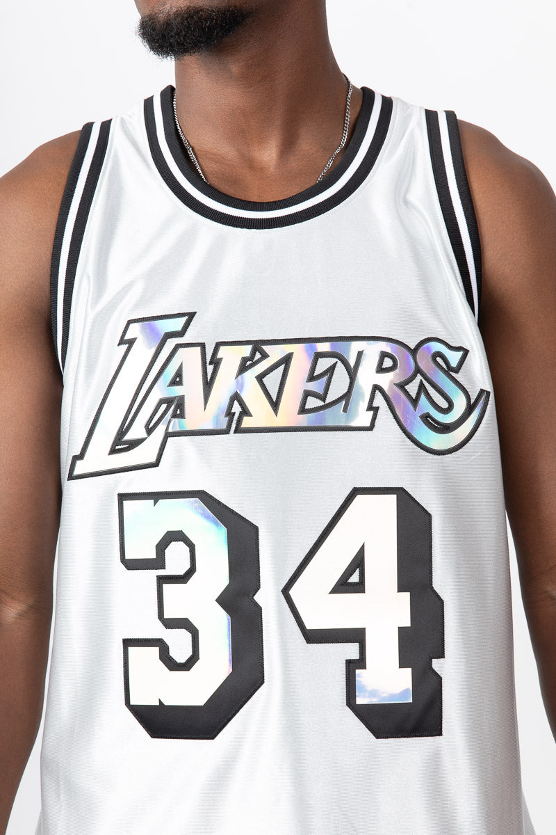 Shaquille O'Neal LA Lakers Cosmic Chrome Hardwood Classic Jersey