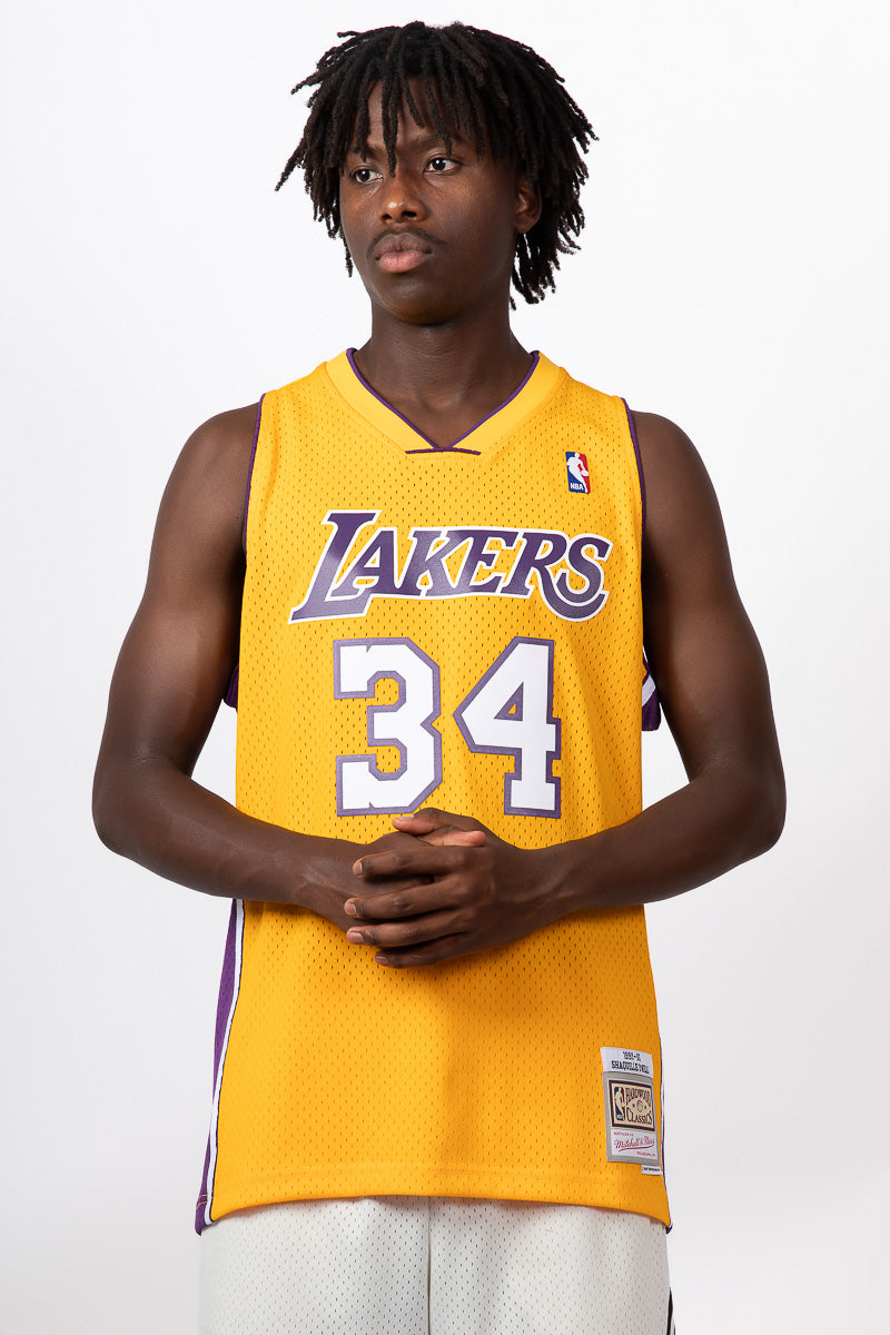 Shaquille O'Neal LA Lakers 99-00 Hardwood Classic Swingman Jersey - Mens