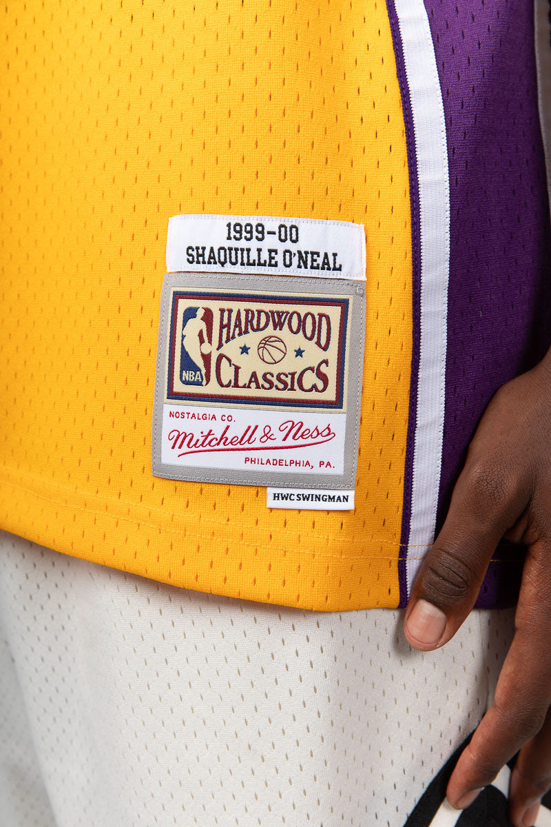 Shaquille O'Neal LA Lakers 99-00 Hardwood Classic Swingman Jersey - Mens