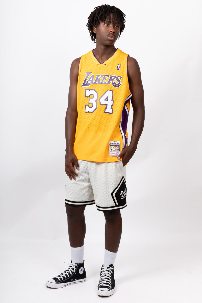 Shaquille O'Neal LA Lakers 99-00 Hardwood Classic Swingman Jersey - Mens