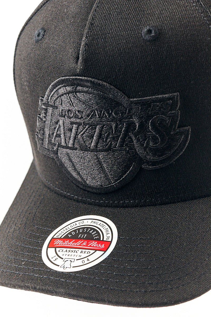 L.A Lakers Classic Team Pinch Panel Snapback Cap Black/Black