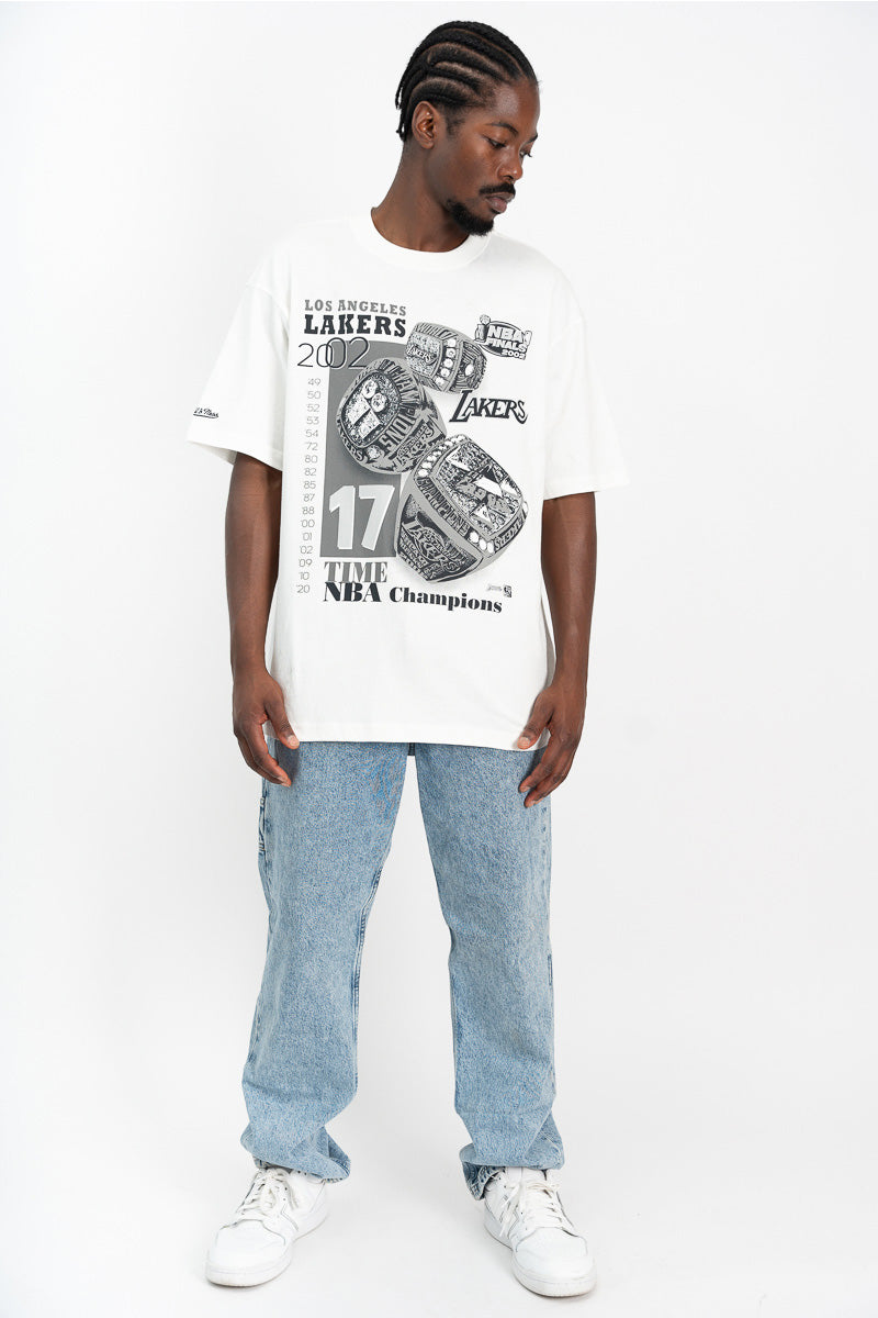 LA Lakers 17 Championship Rings Tee